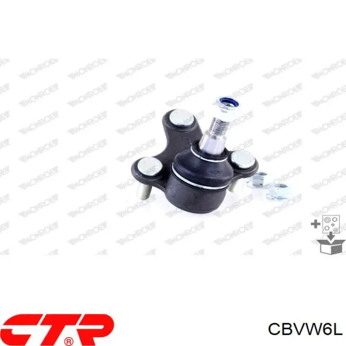 Кульова опора, нижня, ліва CBVW6L CTR