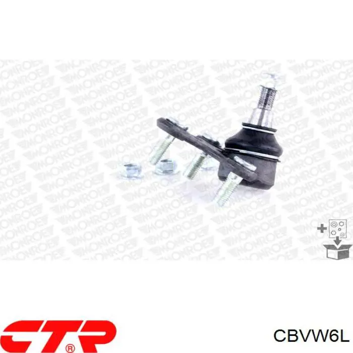 CBVW6L CTR Кульова опора, нижня, ліва