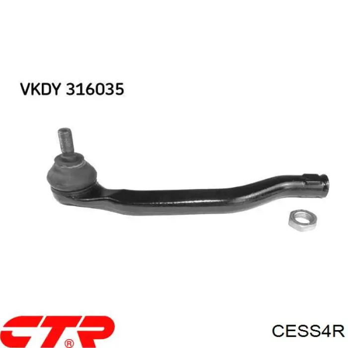 Наконечник рульовий CTR CESS4R ціна, від 15.90 USD