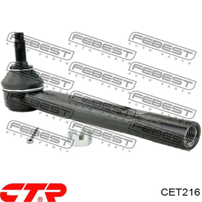 Наконечник рульовий CTR CET216 ціна, від 15.27 USD