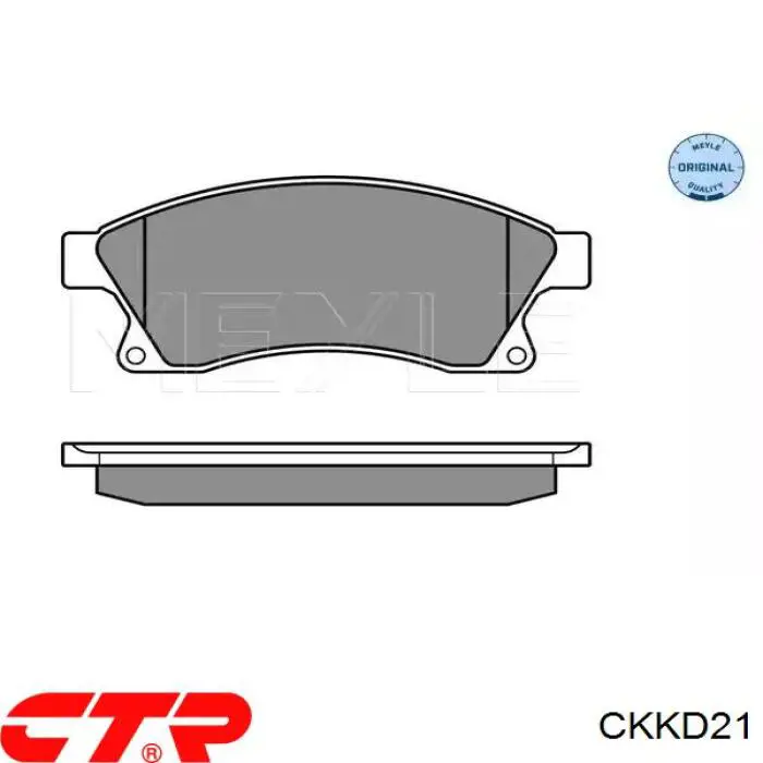 CKKD21 CTR Передні гальмівні колодки