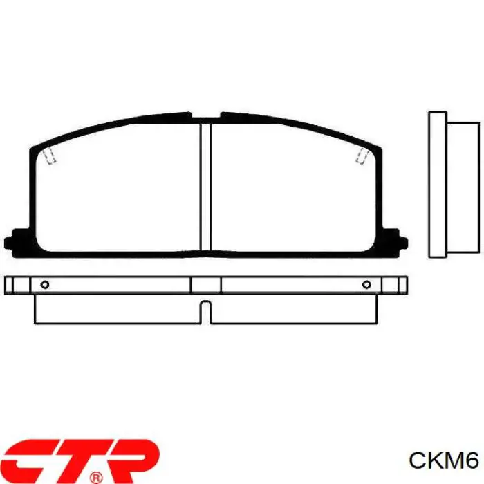 Гальмівні колодки CTR CKM6 ціна, від 15.24 USD