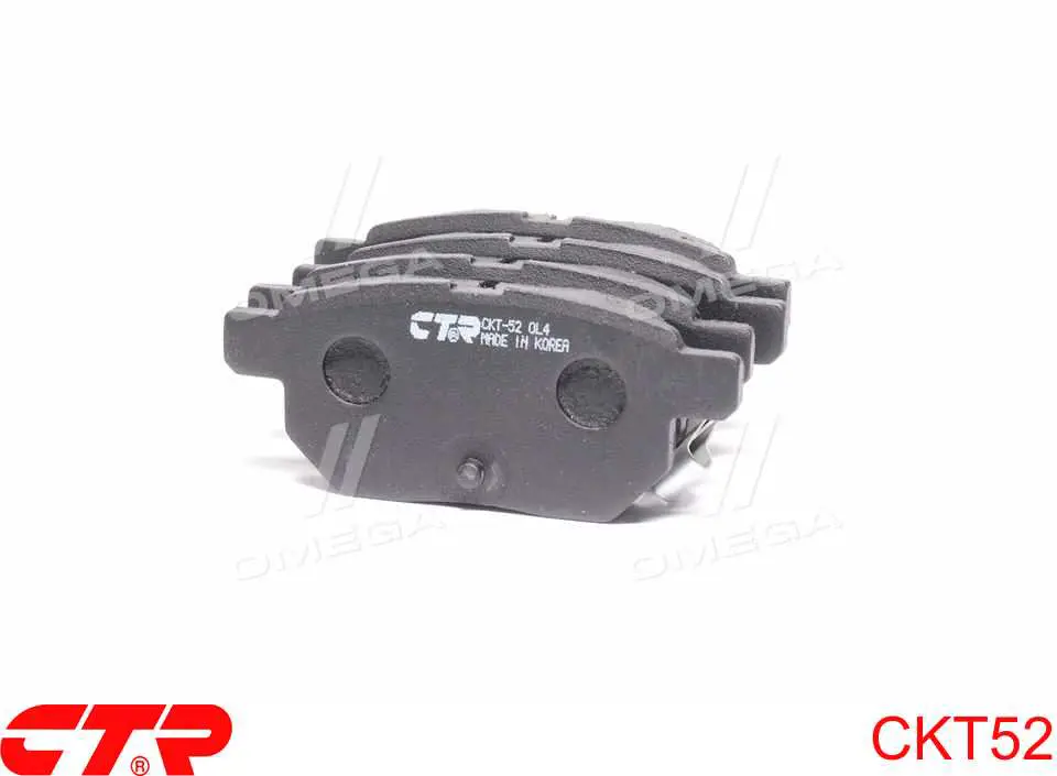 Задні гальмівні колодки CTR CKT52 ціна, від 15.20 USD