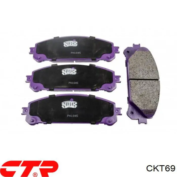 Гальмівні колодки CTR CKT69 ціна, від 34.17 USD