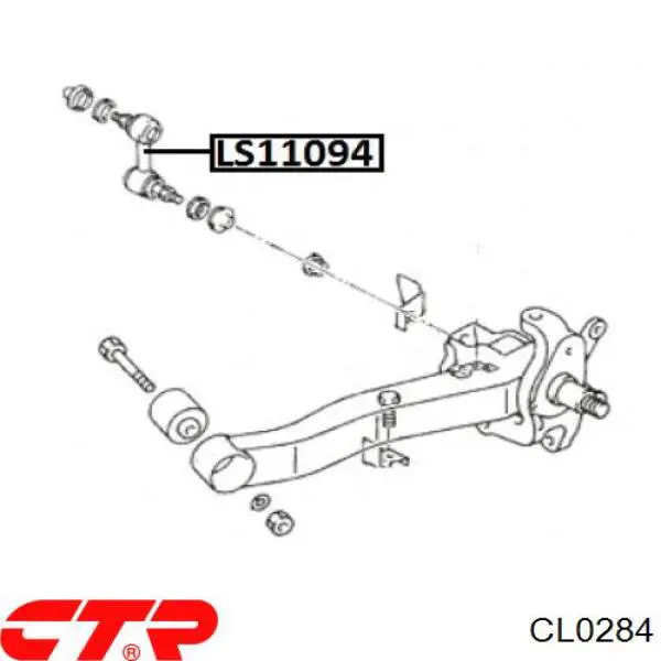 Купити MR333762 Chrysler Солдатик стабілізатора, заднього