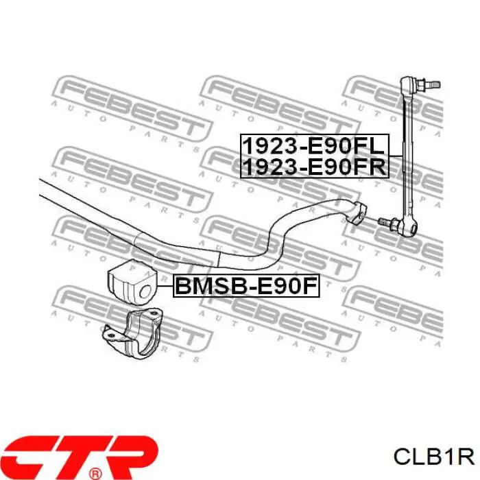 CLB1R CTR Солдатик стабілізатора, переднього, правий