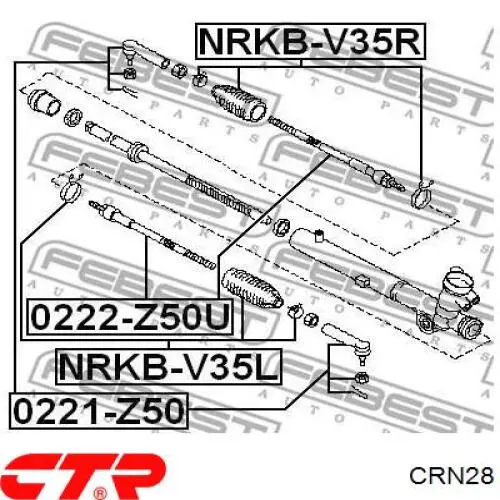 CRN28 CTR Тяги кермові