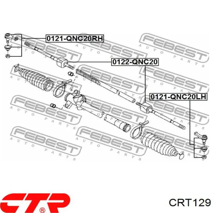 Рульова тяга CRT129 CTR
