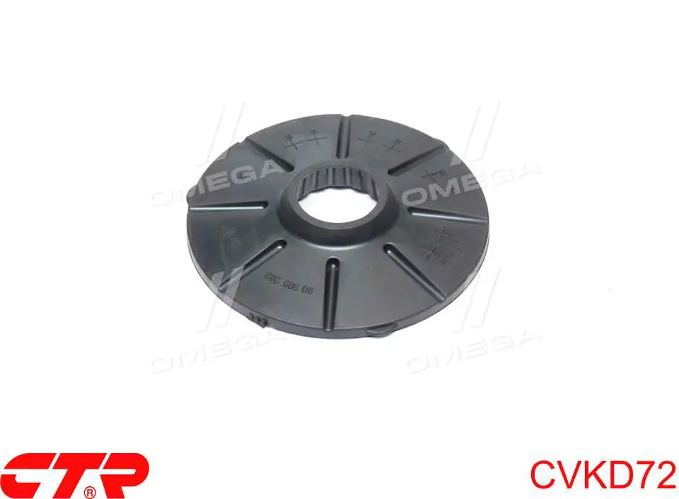 CVKD72 CTR Проставка (гумове кільце) пружини задньої, нижня