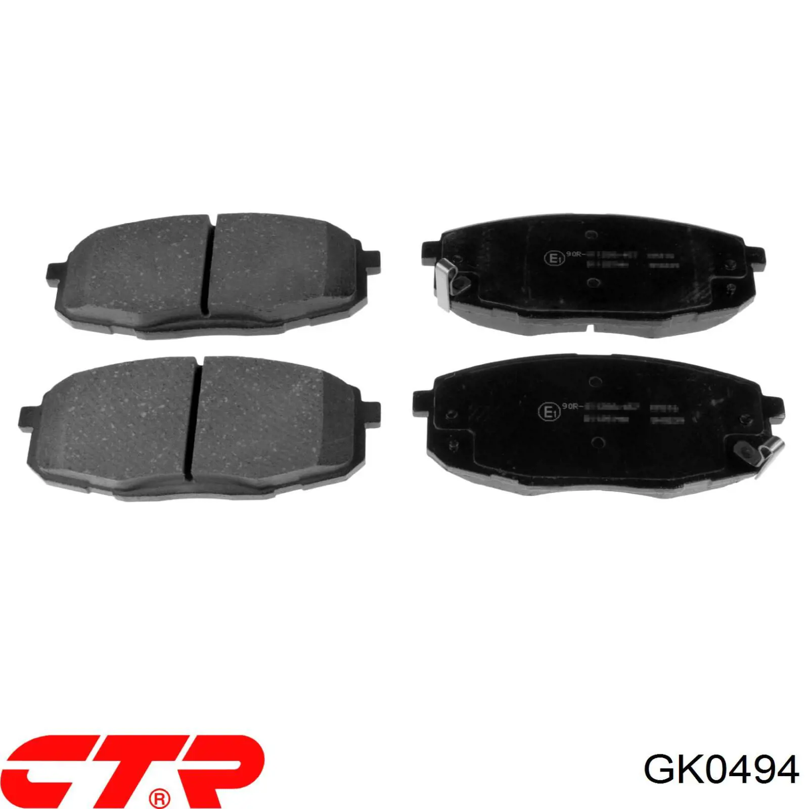 GK0494 CTR Передні гальмівні колодки