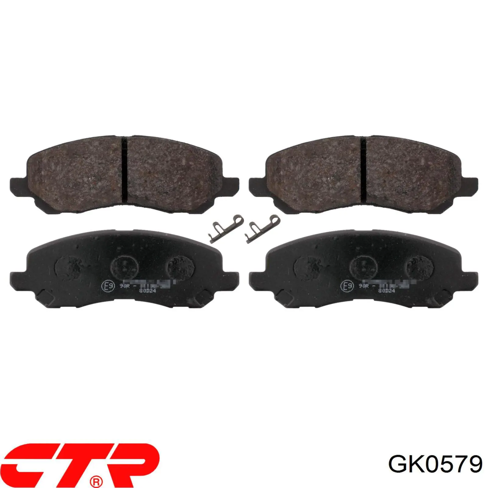 Гальмівні колодки CTR GK0579 ціна, від 24.07 USD