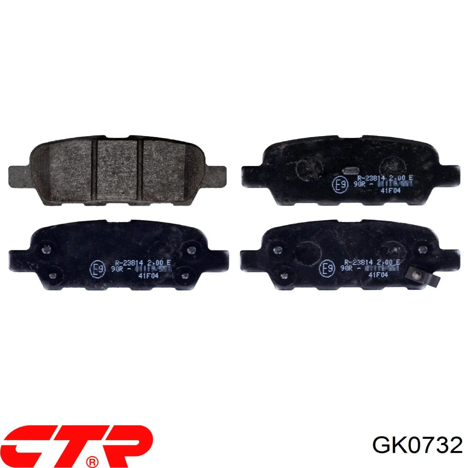 Купити GK0732 CTR Задні колодки