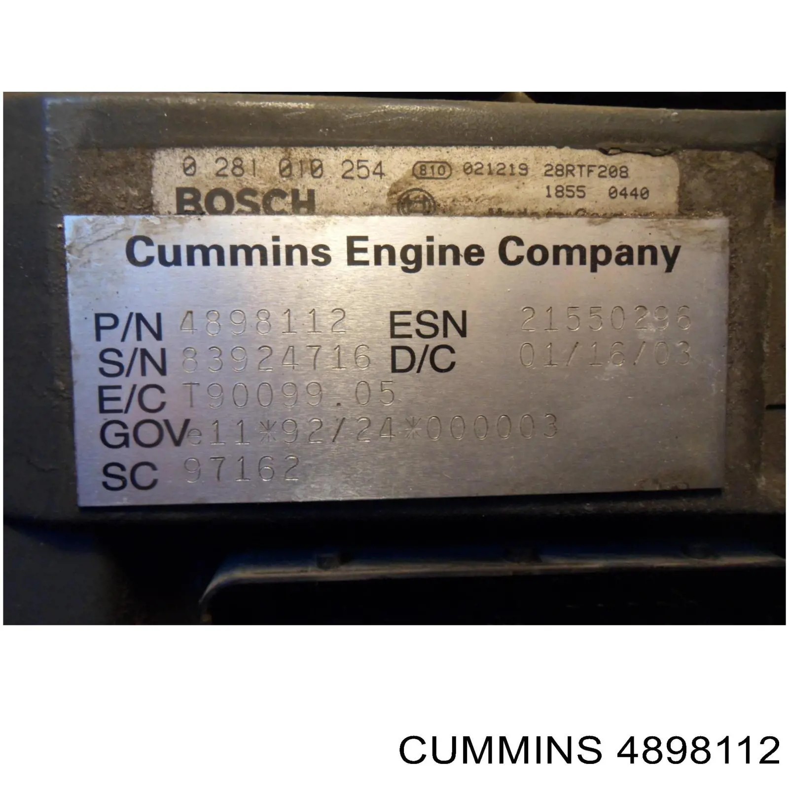 ЕБУ Cummins 4898112 ціна, від 708.66 USD
