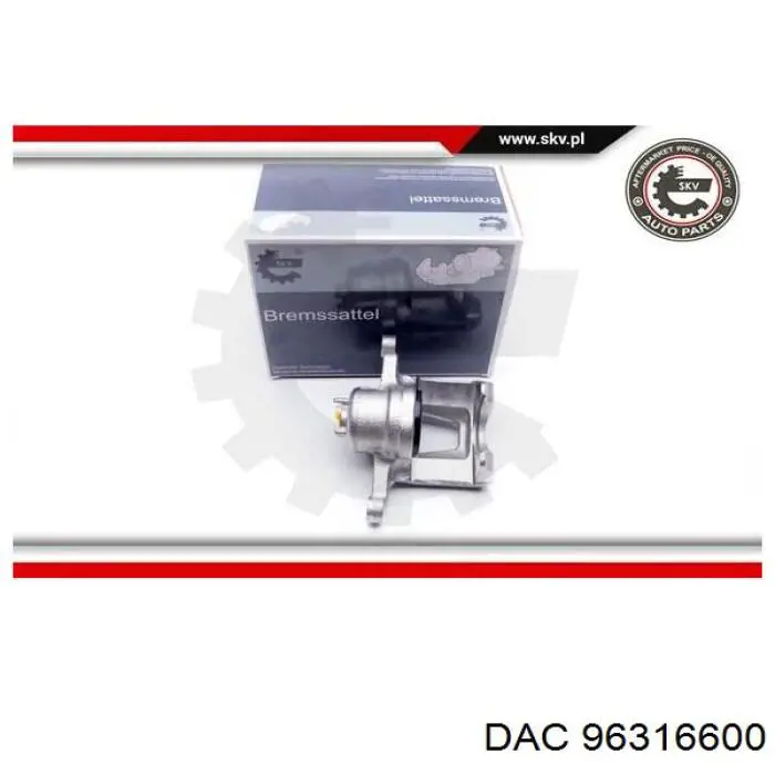 Супорт гальмівний передній правий DAC 96316600 ціна, від 34.40 USD