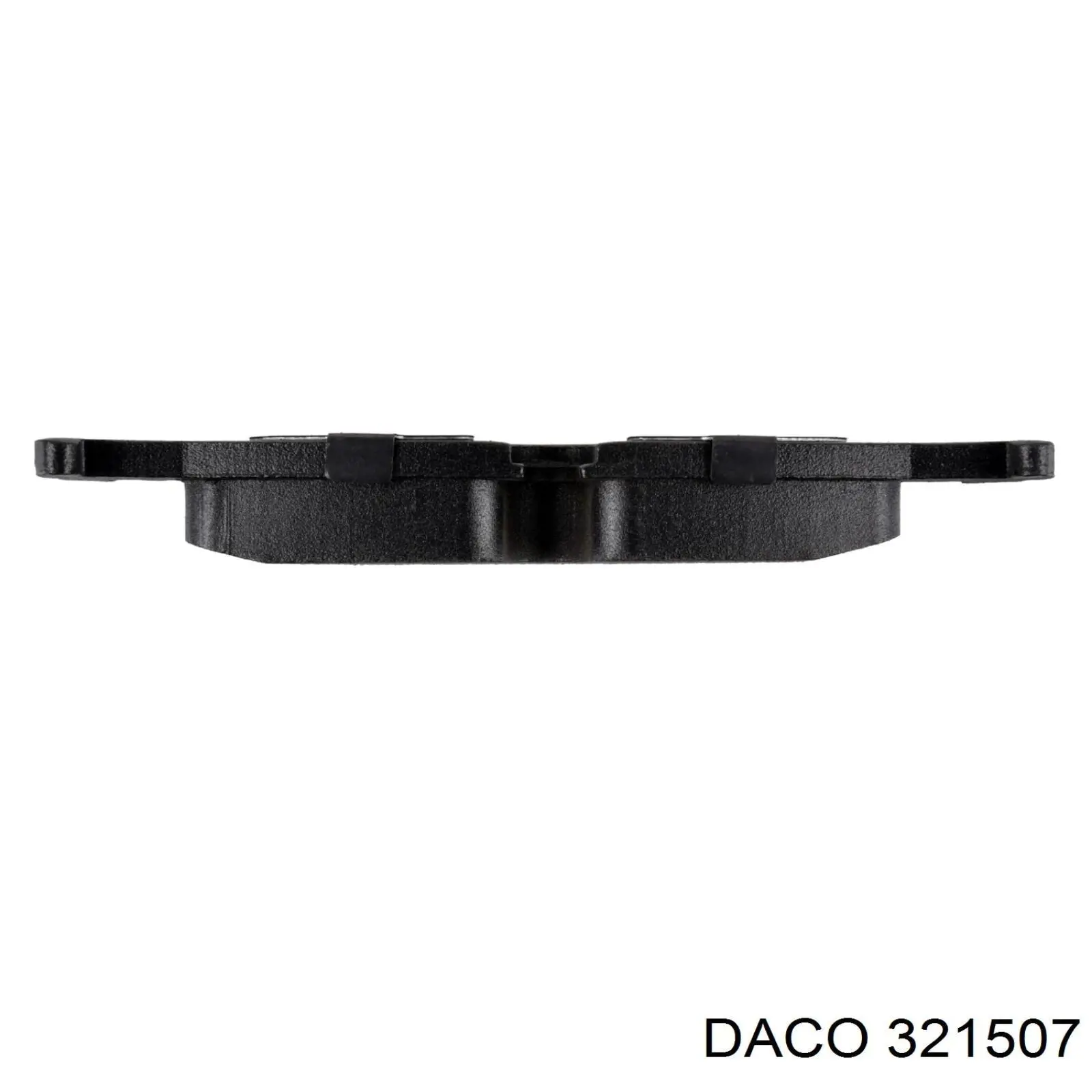 321507 Daco Колодки гальмівні задні, дискові