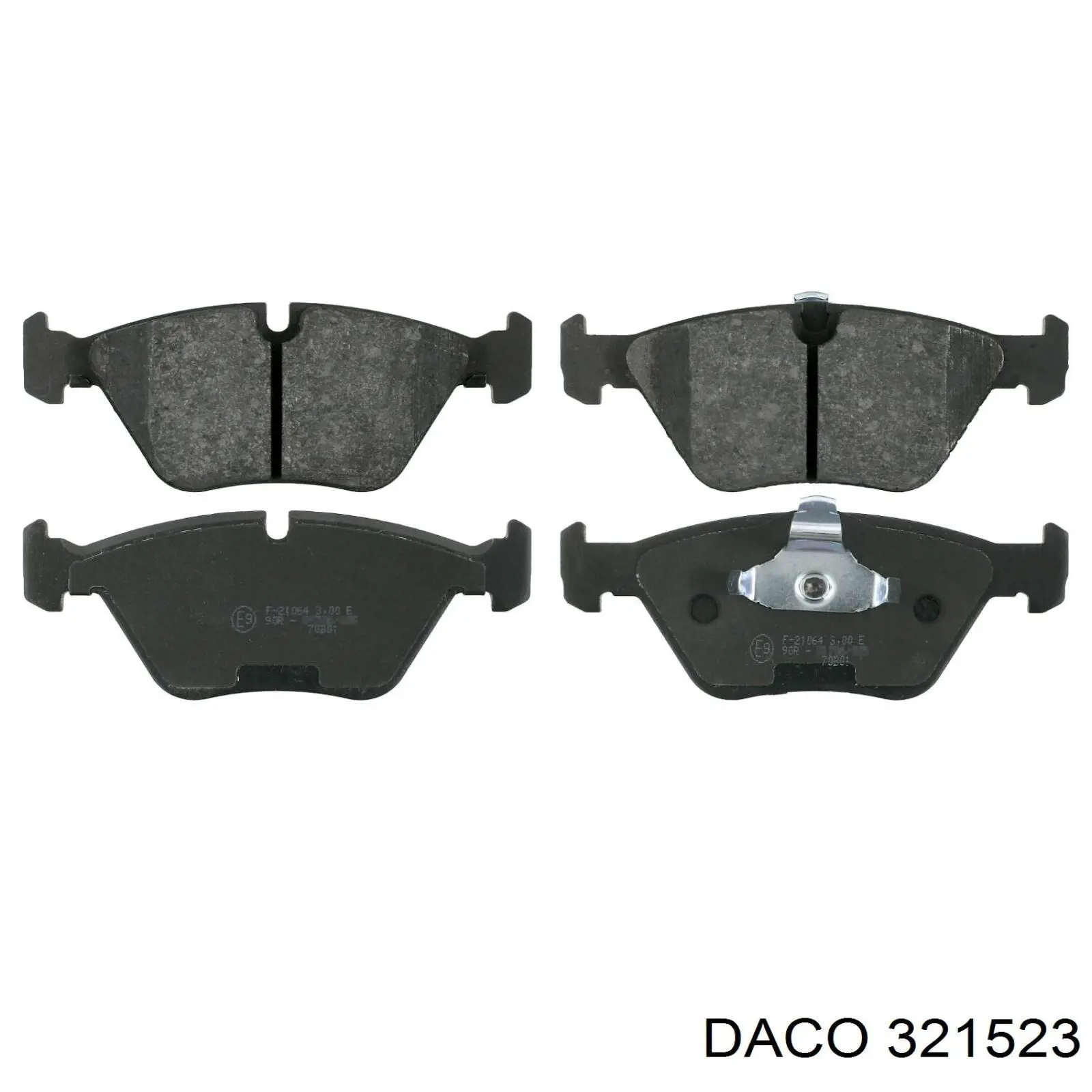 Гальмівні колодки Daco 321523 ціна, від 27.00 USD