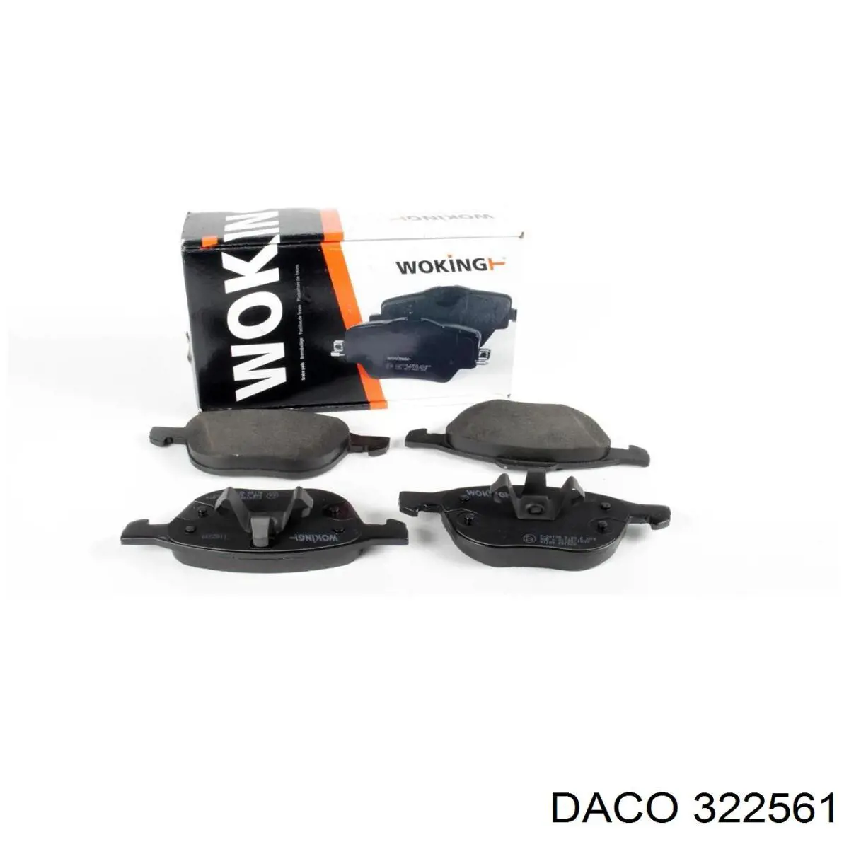 Гальмівні колодки Daco 322561 ціна, від 23.43 USD
