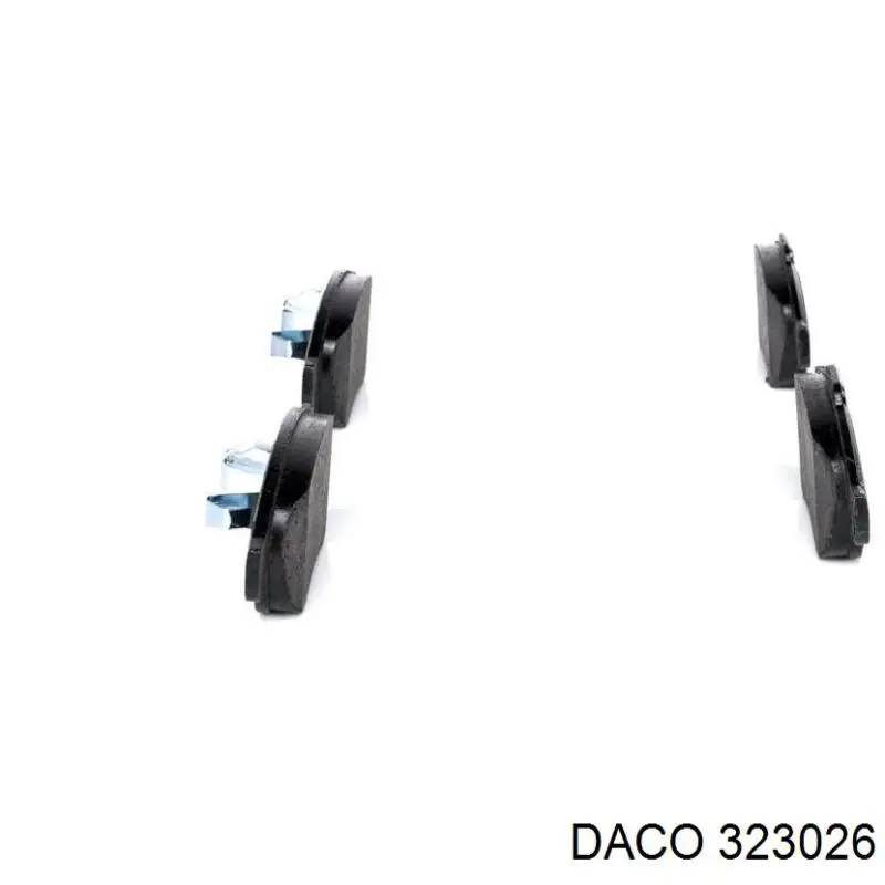 Передні тормозні колодки 323026 Daco