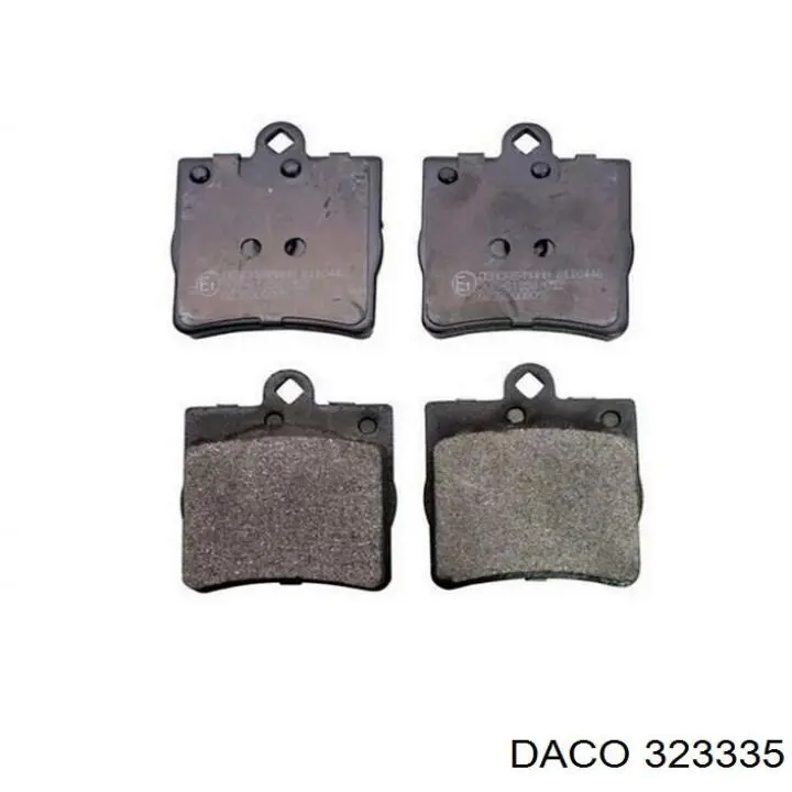 Задні гальмівні колодки Daco 323335 ціна, від 16.44 USD