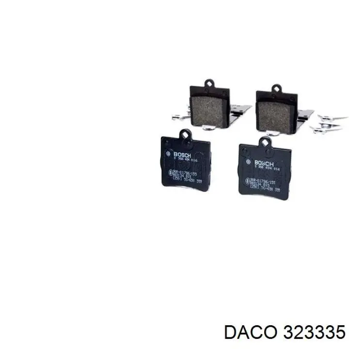 Купити 323335 Daco Задні колодки
