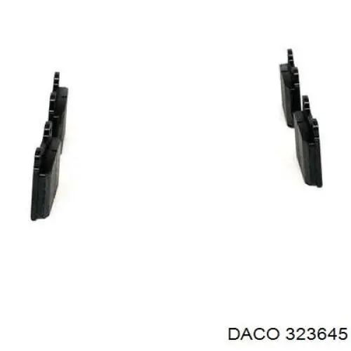Купити 323645 Daco Колодки гальмівні передні, дискові