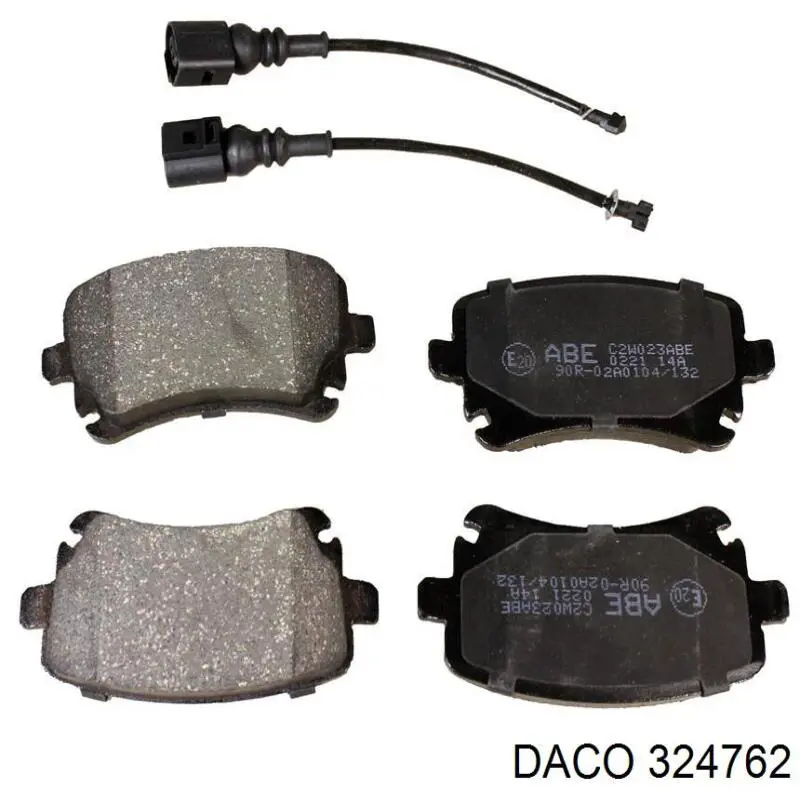 Гальмівні колодки Daco 324762 ціна, від 28.08 USD