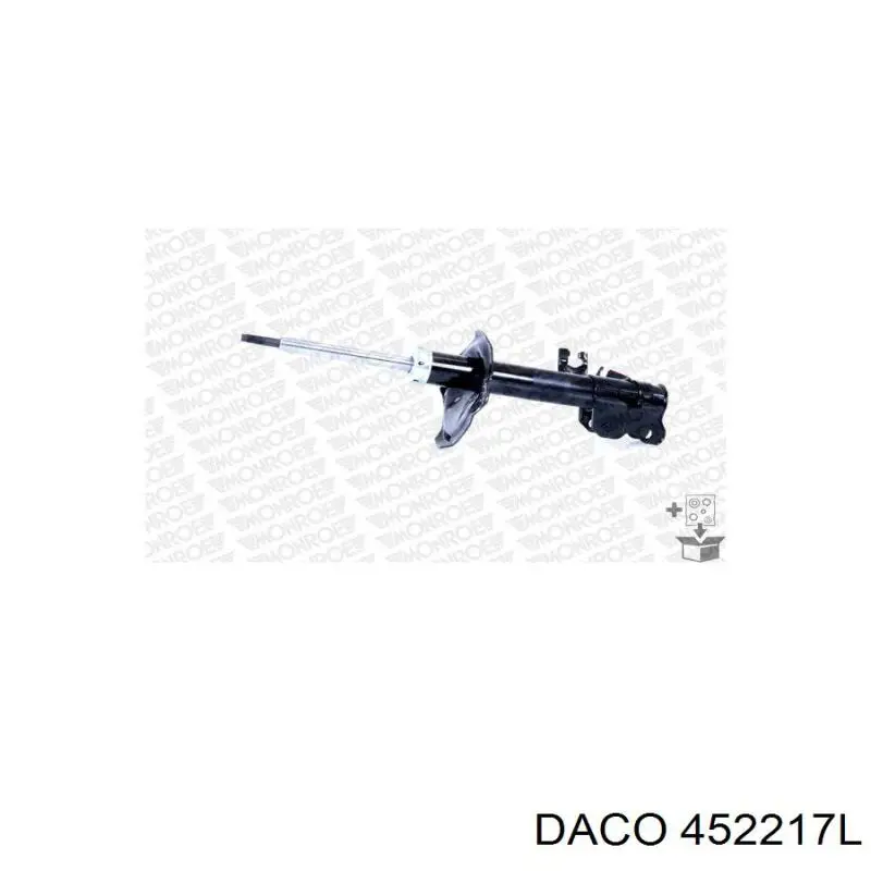 Амортизатор передньої підвіски, лівий Daco 452217L ціна, від 42.98 USD