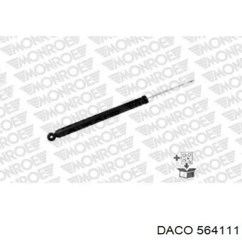 Амортизатор задній Daco 564111 ціна, від 41.54 USD