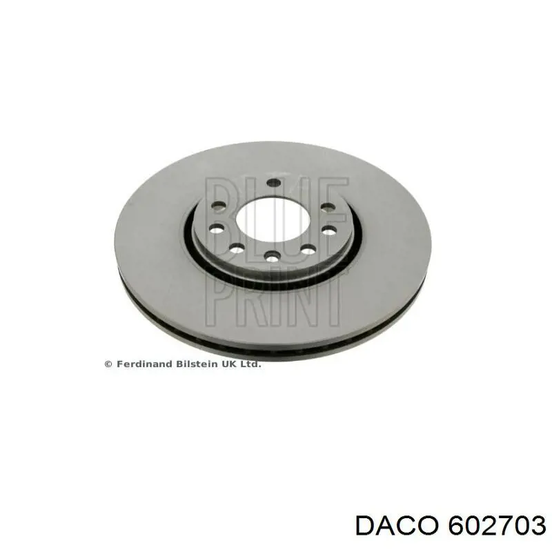 Диск переднього гальма Daco 602703 ціна, від 43.97 USD