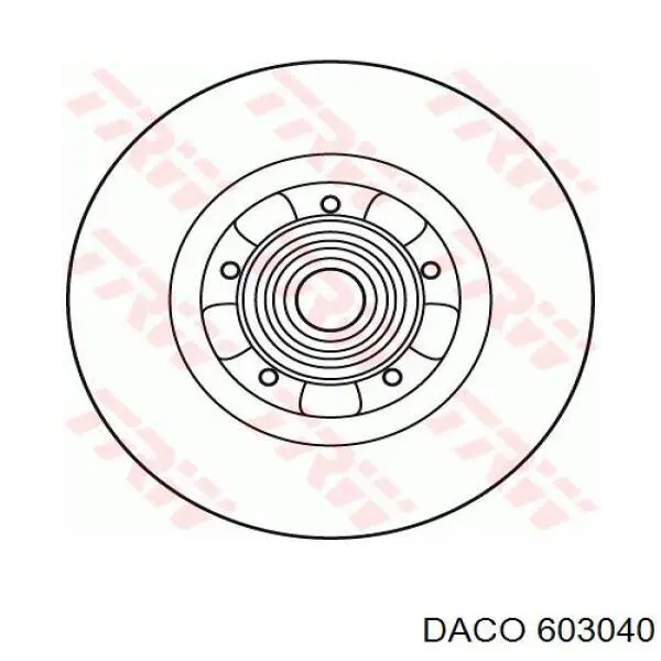Задні дискові гальма Daco 603040 ціна, від 53.73 USD