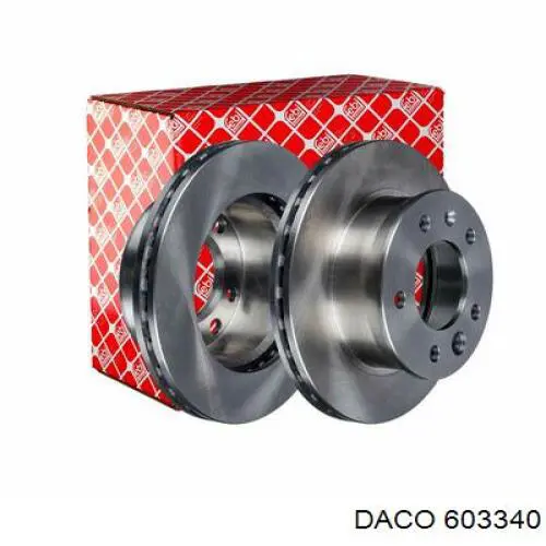 Диск переднього гальма Daco 603340 ціна, від 39.41 USD