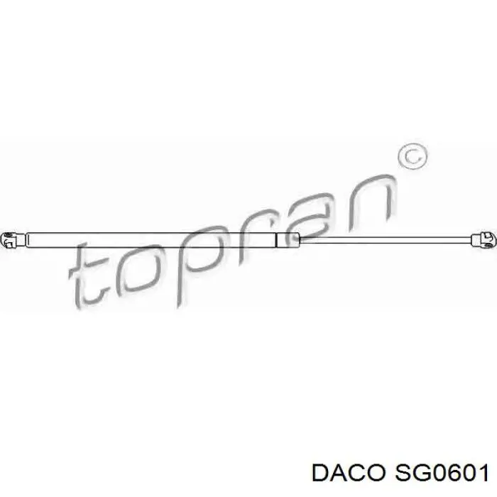 Амортизатор кришки багажника/ двері 3/5-ї задньої SG0601 Daco