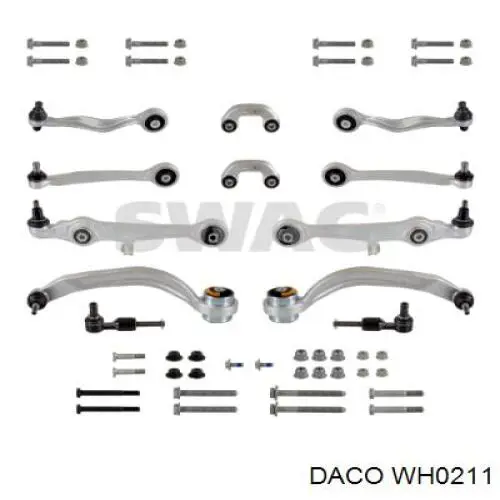 Комплект важелів передньої підвіски WH0211 Daco