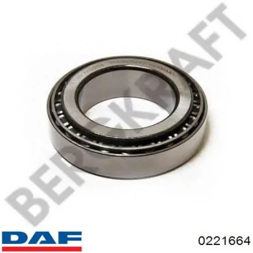 Підшипник задньої ступиці 0221664 DAF