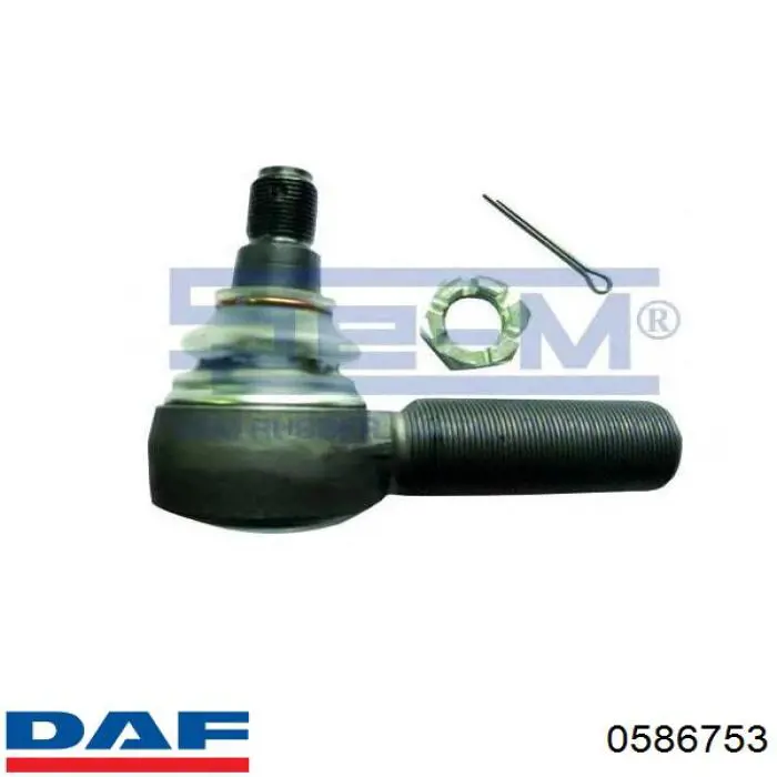0586753 DAF Накінечник центральної рульової тяги, лівий