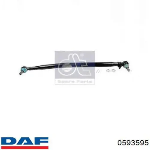 0593595 DAF Втулка гальмівних колодок, задніх