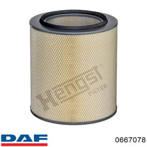 0667078 DAF Повітряний фільтр двигуна