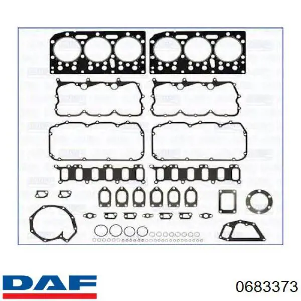 0683373 DAF комплект прокладок двигуна, верхній