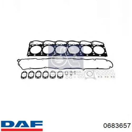 Комплект прокладок двигуна, верхній 0683657 DAF