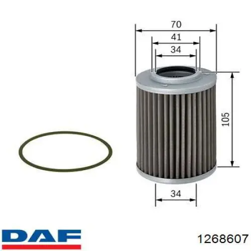 Фільтр АКПП 1268607 DAF