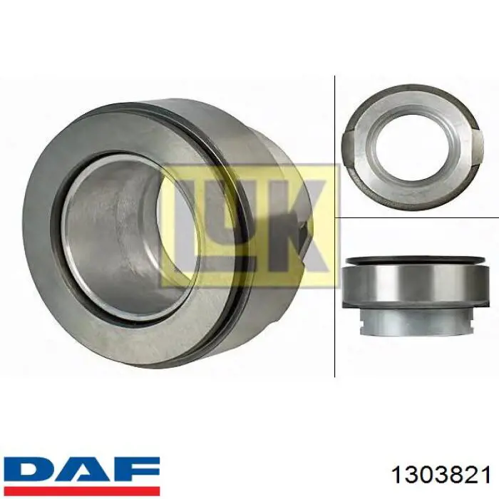 1303821 DAF Підшипник ковзання зчеплення