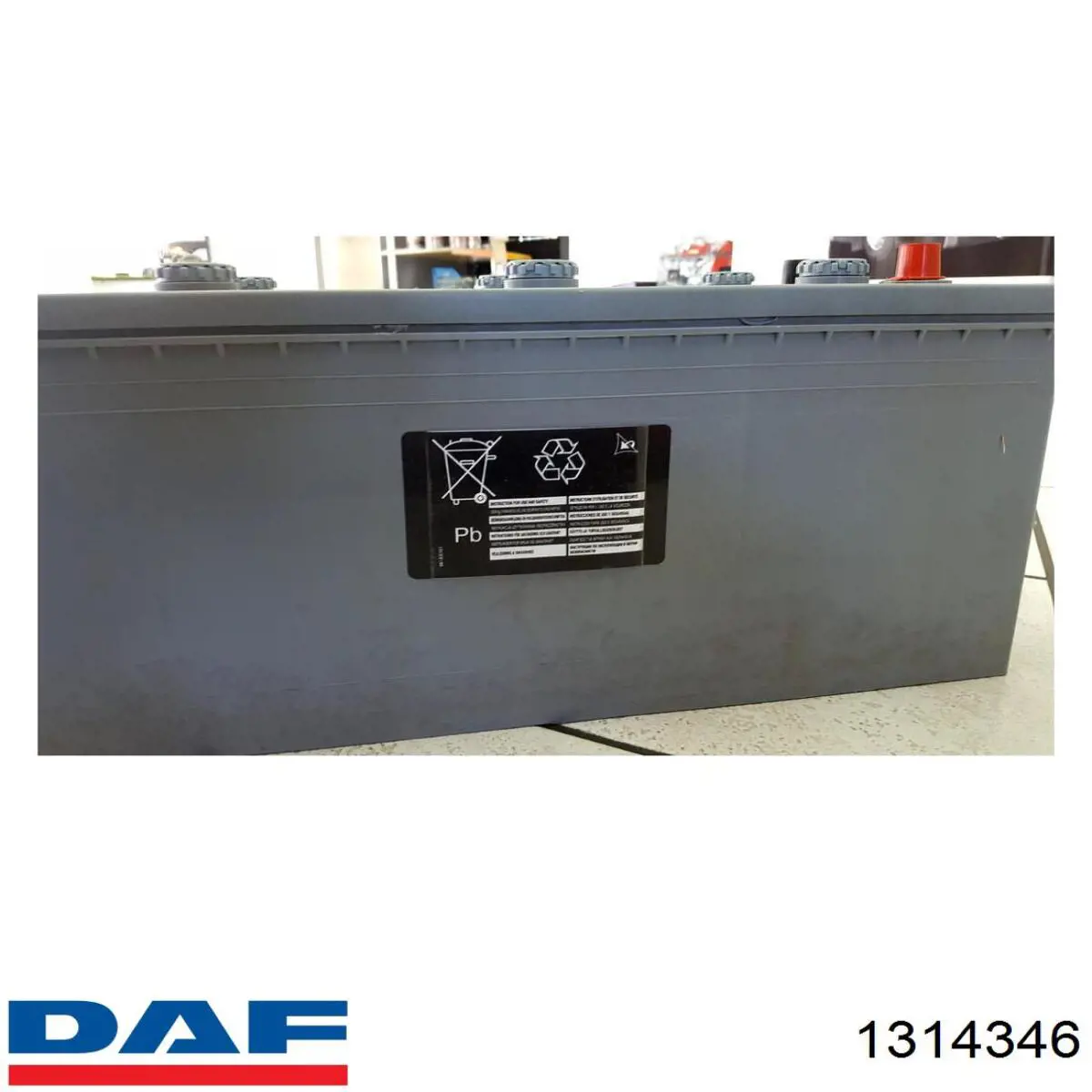 Батарея акумуляторна DAF 1314346 ціна, від 342.12 USD