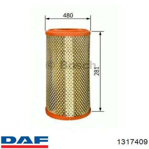 Елемент повітряного фільтра Alpha Filter AF0058 ціна, від 43.70 USD