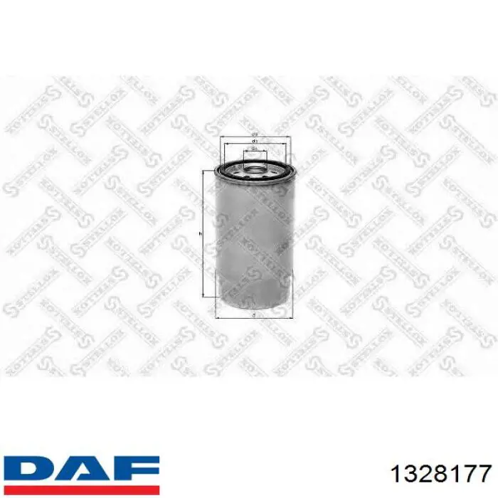 Купити 1328177 DAF Фільтр-відстійник палива грубої очистки