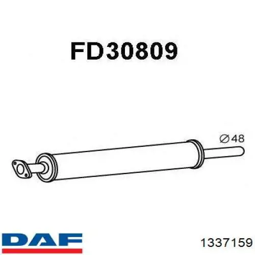 Упори газові DAF 1337159 ціна, від 56.50 USD