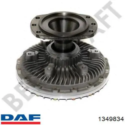 Купити 1349834 DAF Муфта вязкостная системи охолодження
