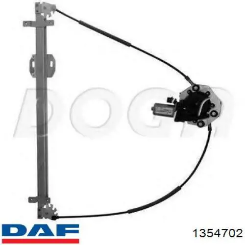 Купити 1354702 DAF Механізм стеклопідйомника водійських дверей