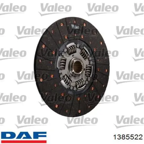 Зчеплення DAF 1385522 ціна, від 178.51 USD