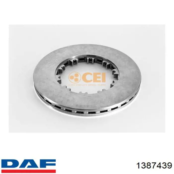 Купити 1387439 DAF Ротор гальмівний