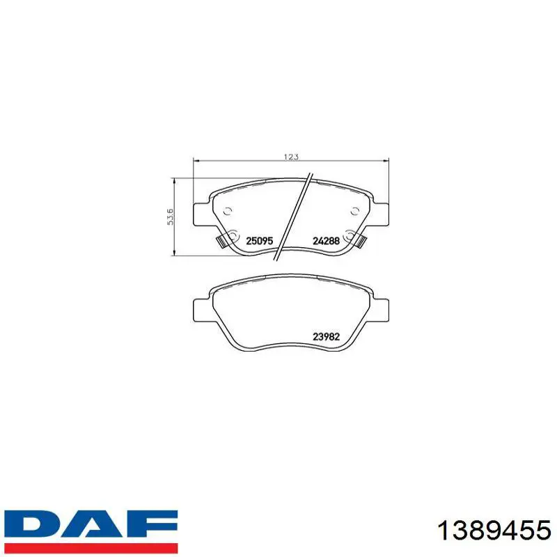 Купити 1389455 DAF 